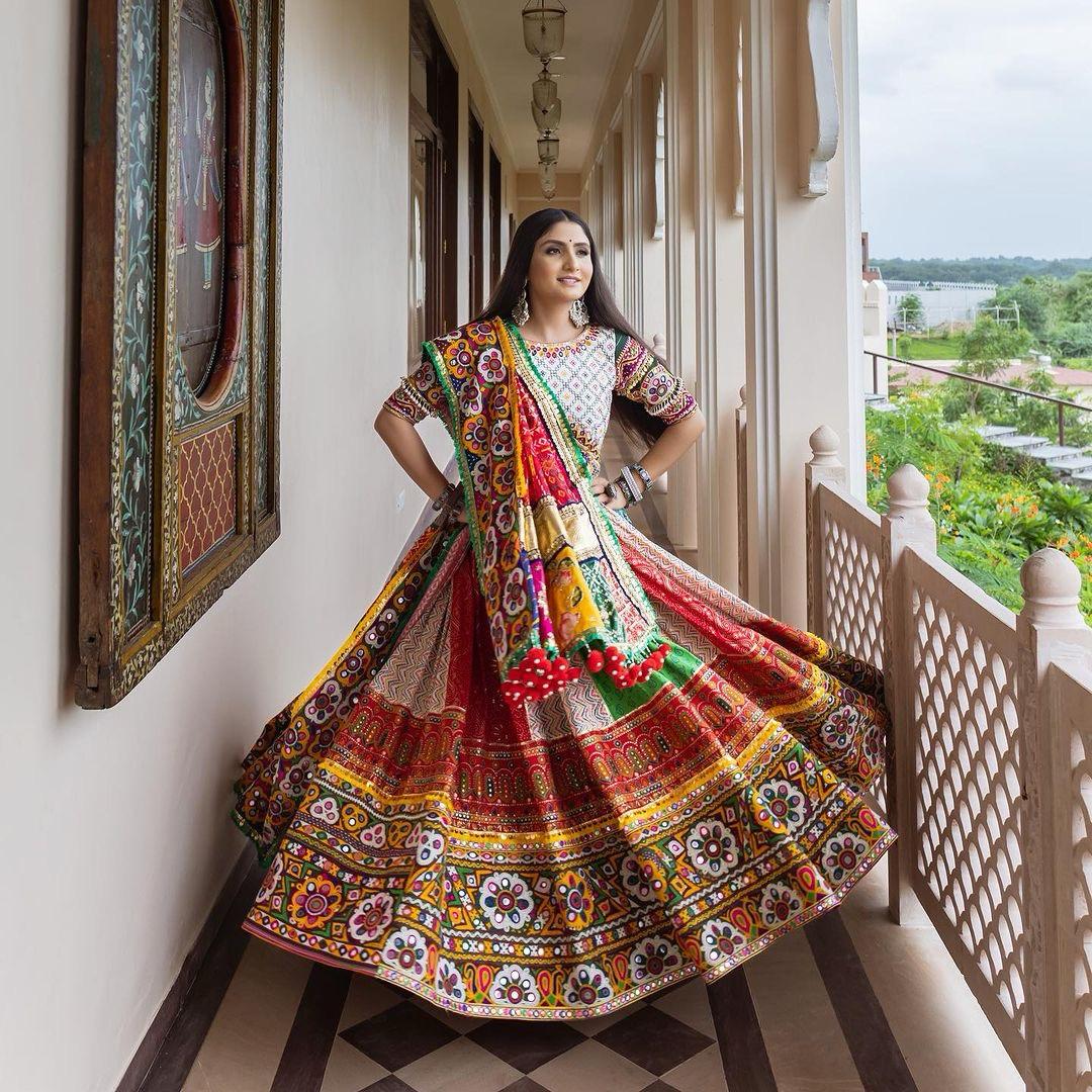 Multicolor Vibrant Symphony Kaleidoscope of Tradition in Lehenga Choli