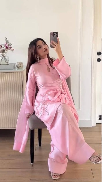 Ruhi Hotfix Real jarkhand diamond Farshi Palzoo Suit