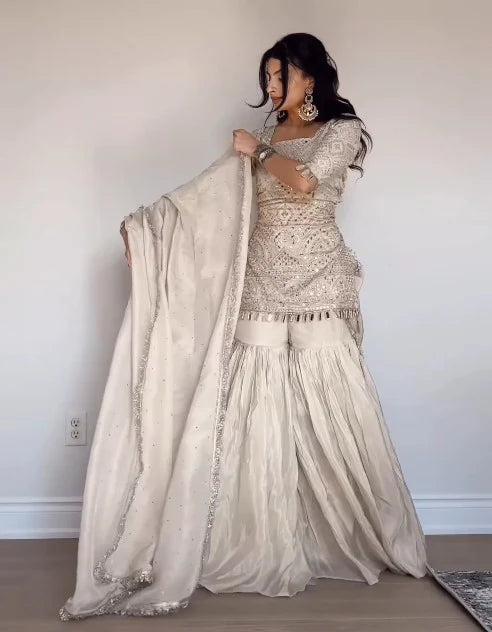 Bold & Beautiful Haldi Sharara Look