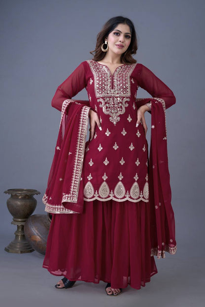 Ethereal Charm Handcrafted Patiala Suit