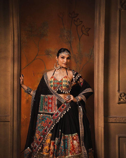 Nandhika Navratri Special Designer Lehenga Choli