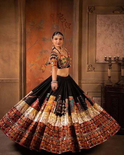 Nandhika Navratri Special Designer Lehenga Choli