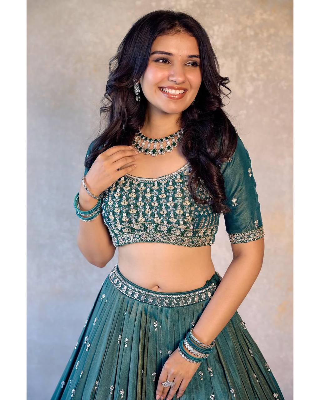 Teal Majesty Designer Festive Lehenga with Dupatta