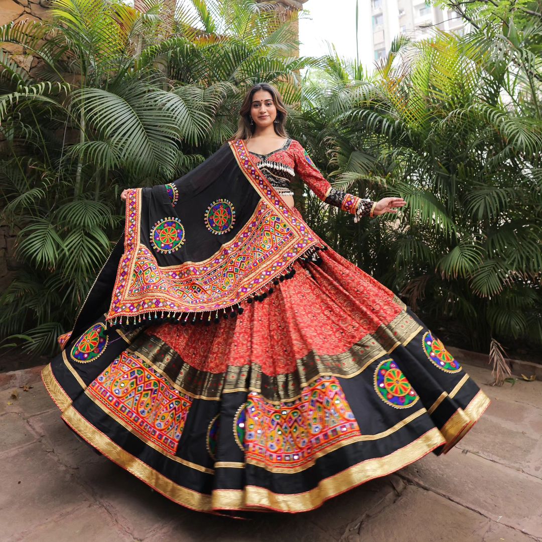 Garba Grace Digital Printed Lehenga Choli