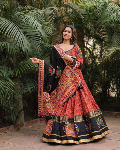 Garba Grace Digital Printed Lehenga Choli
