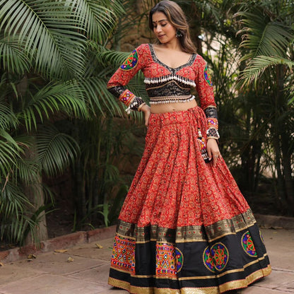 Garba Grace Digital Printed Lehenga Choli