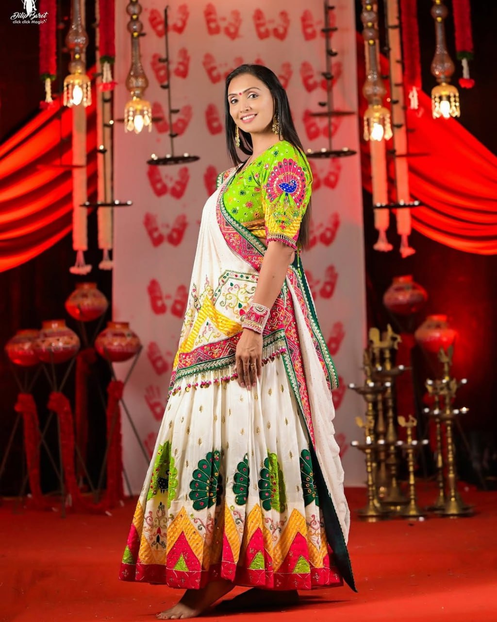 Royal Navratri Peacock Designer Lehenga Choli