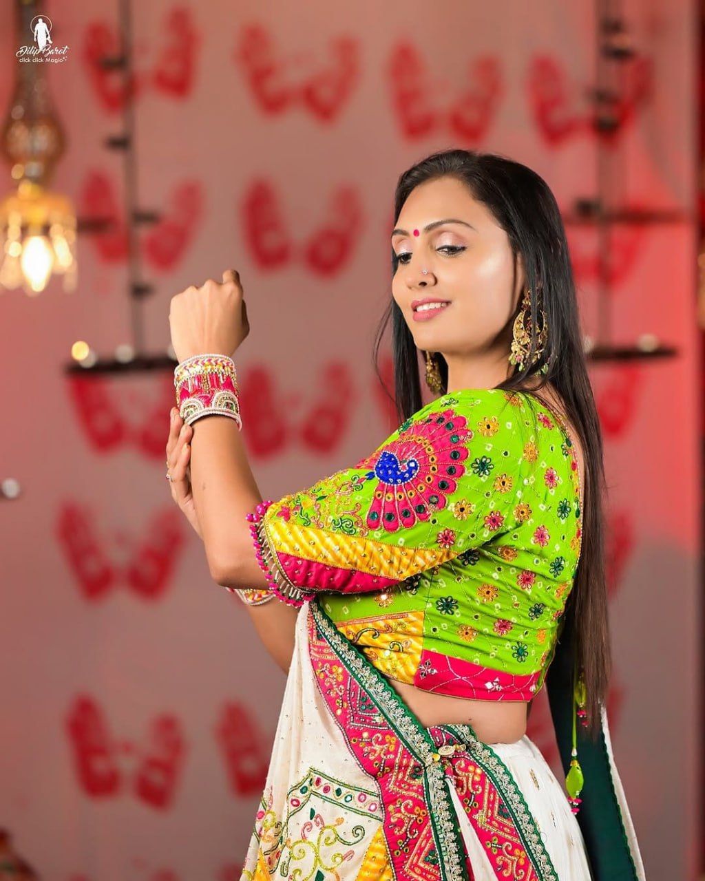 Royal Navratri Peacock Designer Lehenga Choli