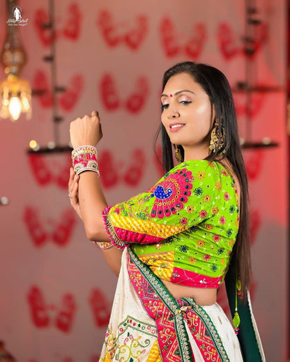 Royal Navratri Peacock Designer Lehenga Choli