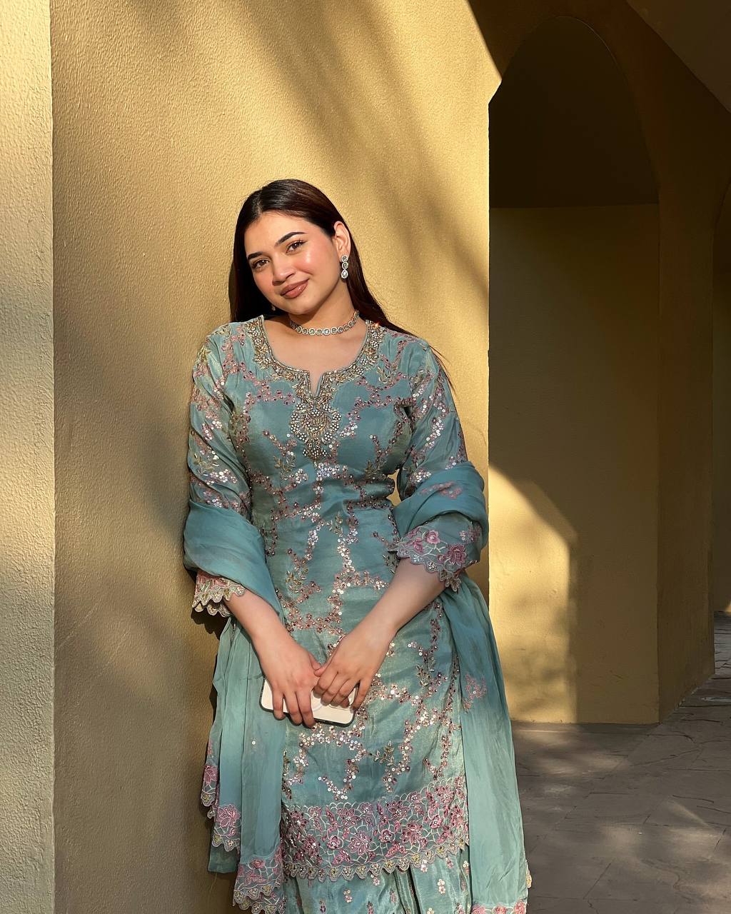 Sequin Sag for the Wedding Season Festive Kurta Set