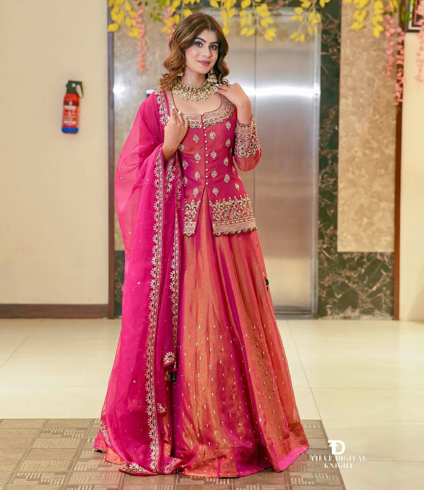 Ziyaan Zest A Glittering Affair in Handcrafted Gharara
