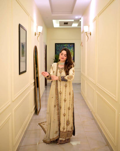 Perfect For Making A Statement At Festive Occasions Georgette Suit Set