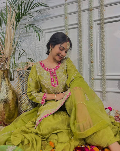 The Golden Era Collection Reviving the Mughal Sharara Aesthetic