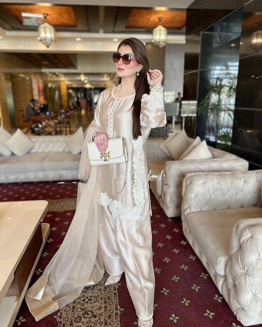 Zarine Noora Heavy Peral Moti Hand Work Suit