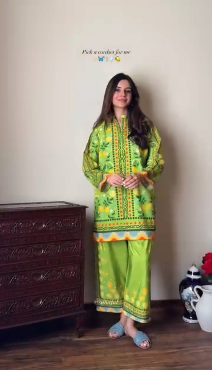 Petals & Grace Breezy Summer Look Digital Print Co-ords Set