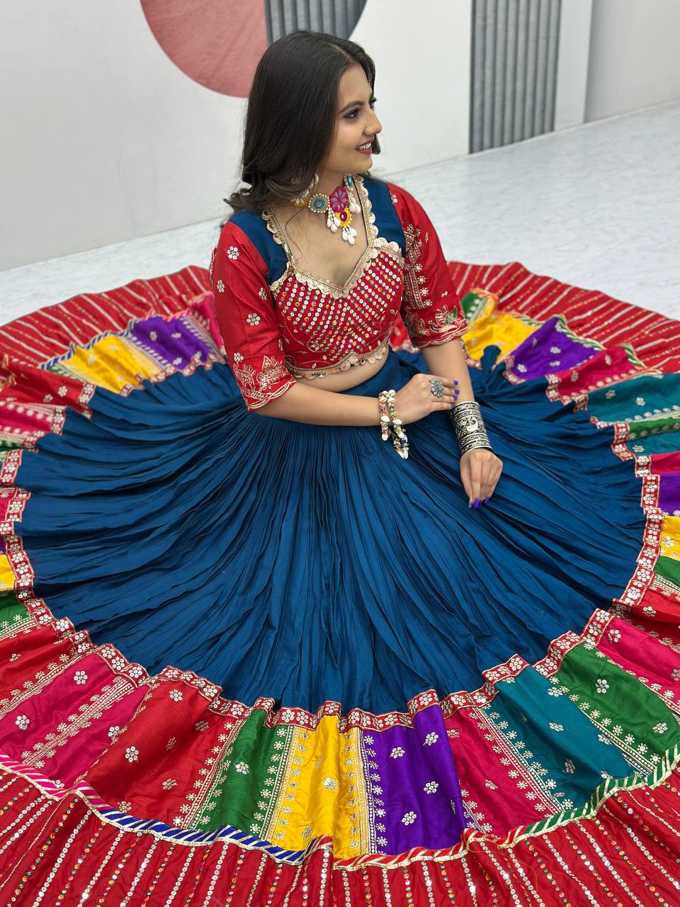 Ruhani Navratri Special Pure Cotton Lehenga Choli