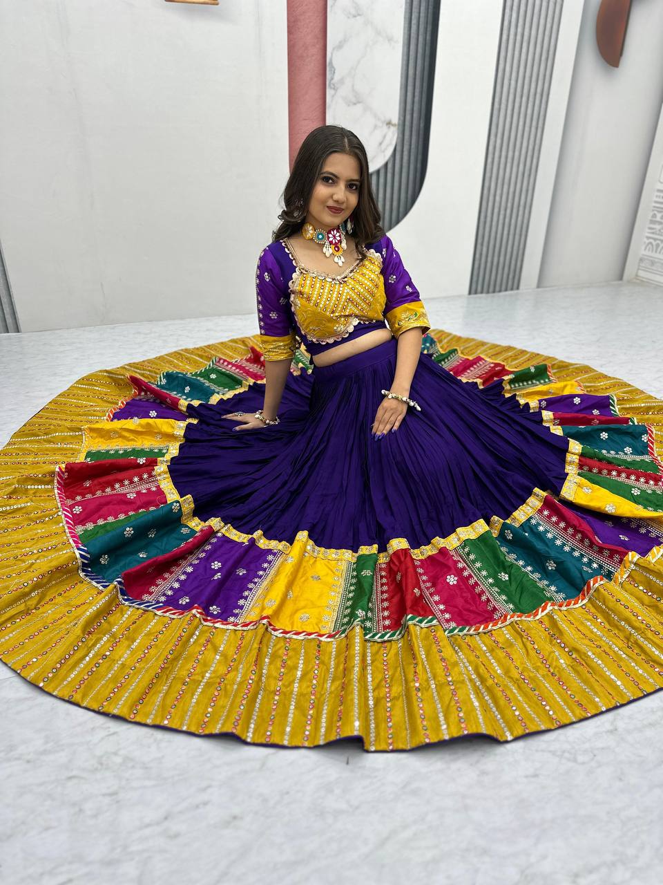 Ruhani Navratri Special Pure Cotton Lehenga Choli