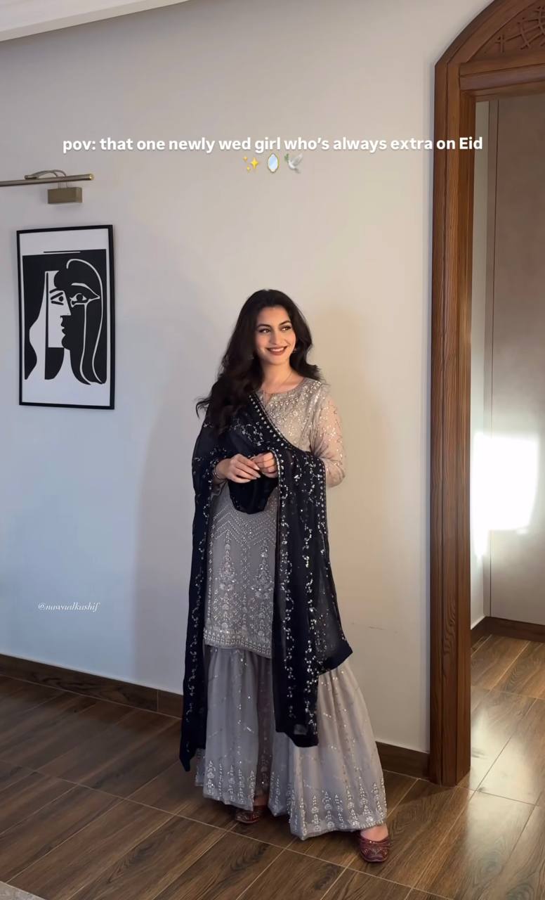 Nazakat Royale Sharara Suit Set