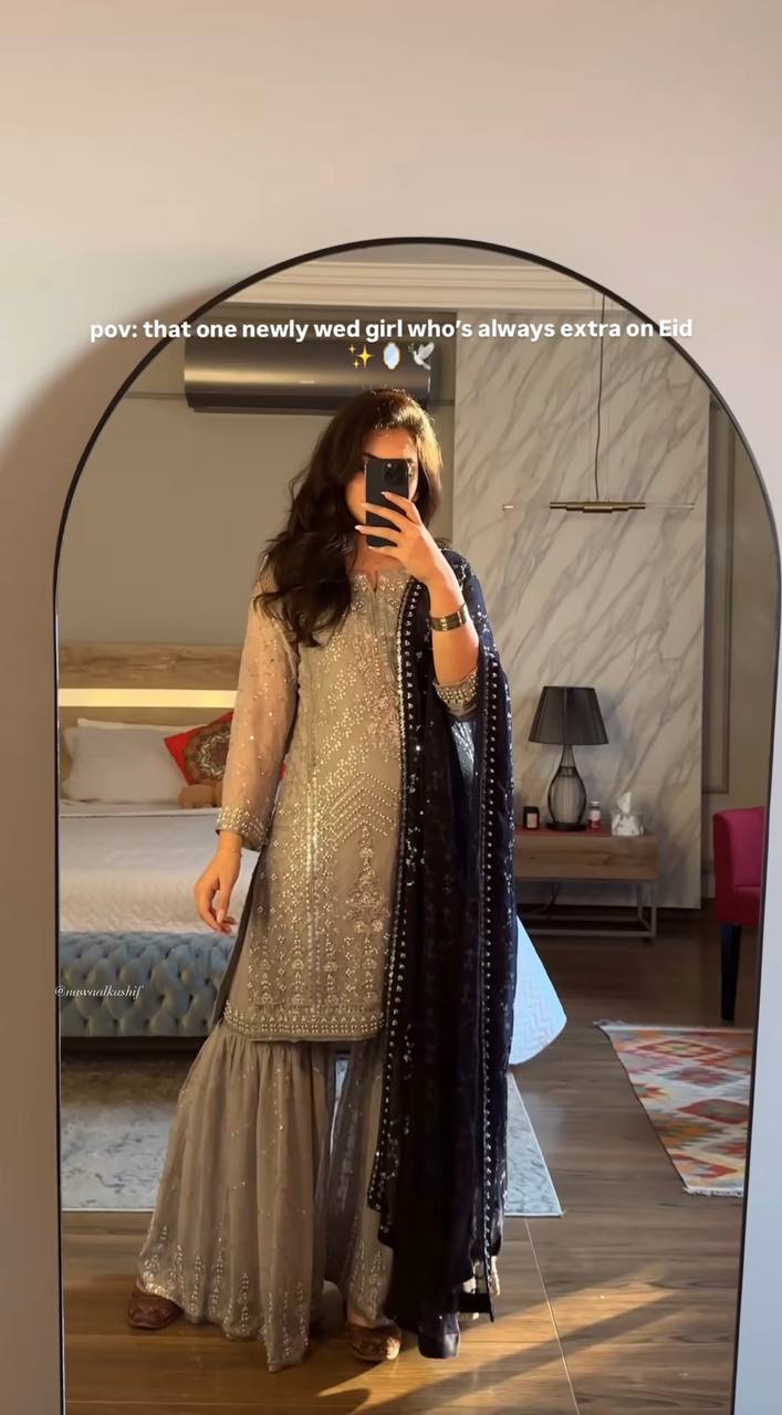 Nazakat Royale Sharara Suit Set